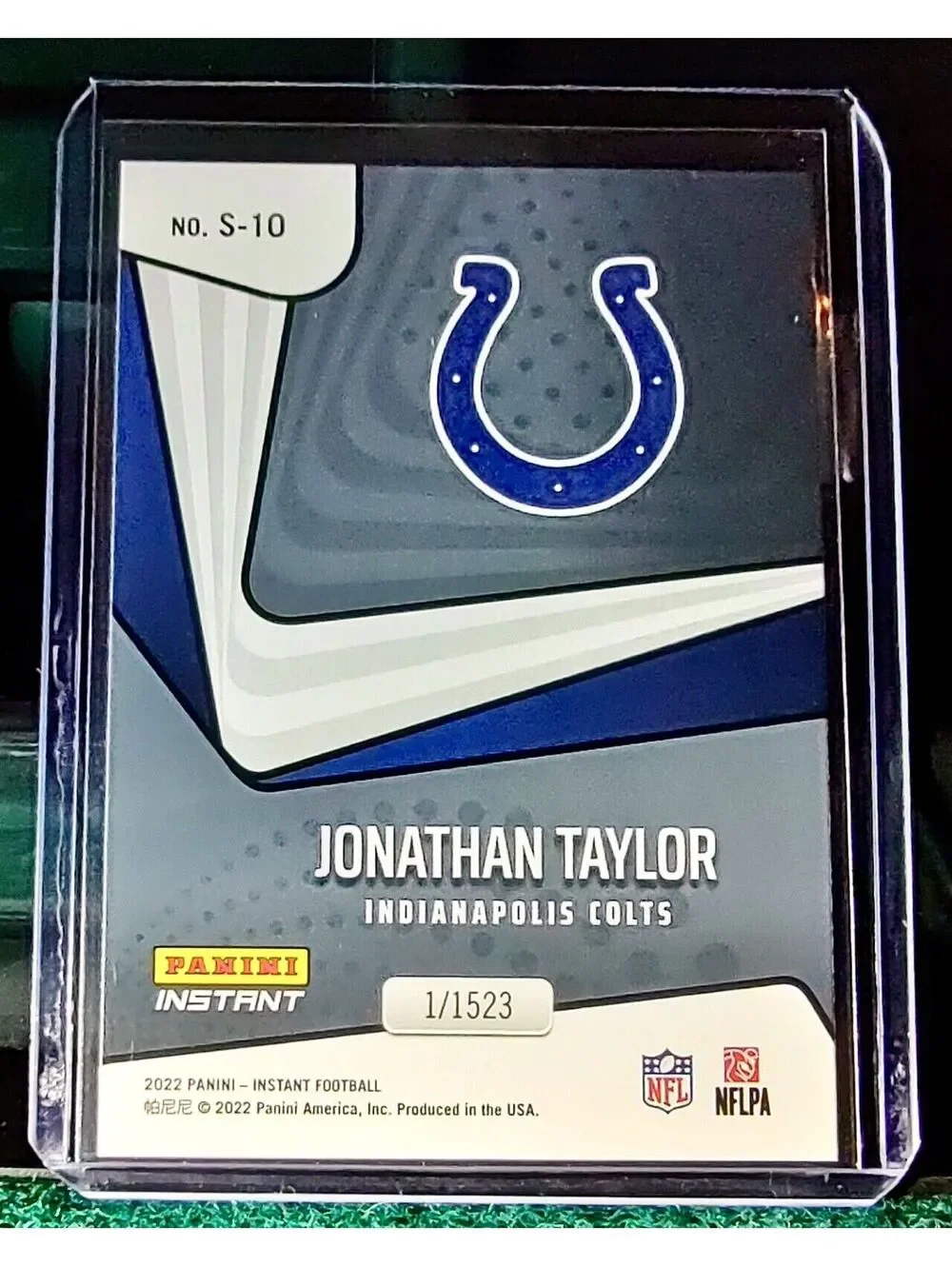 Jonathan Taylor 2022 Panini NFL Instant Supernova #10 Football Card 1/1523